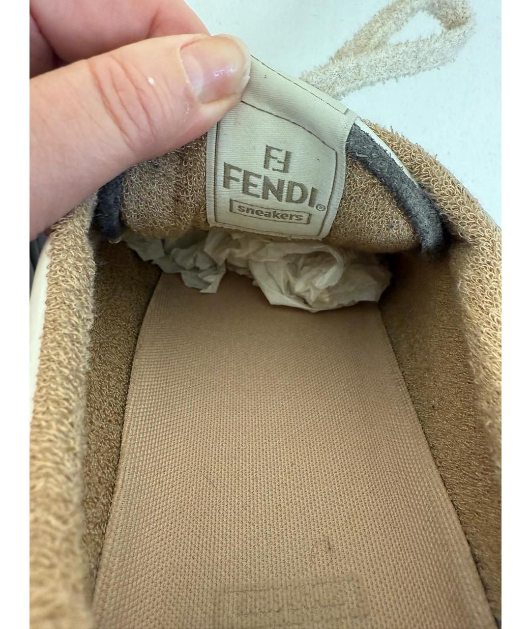 FENDI Низкие кроссовки / кеды, фото 9