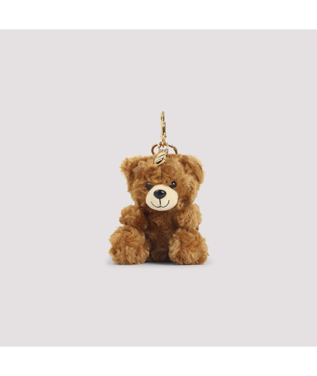 MOSCHINO Коричневый брелок, фото 2