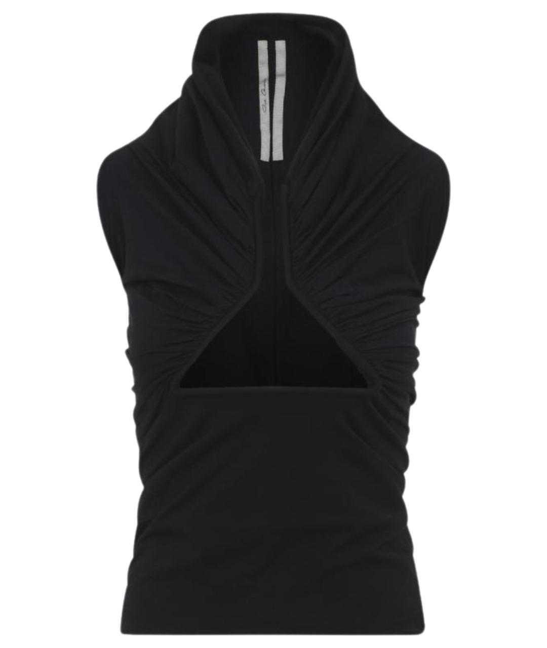 RICK OWENS Черная полиамидовая блузы, фото 1