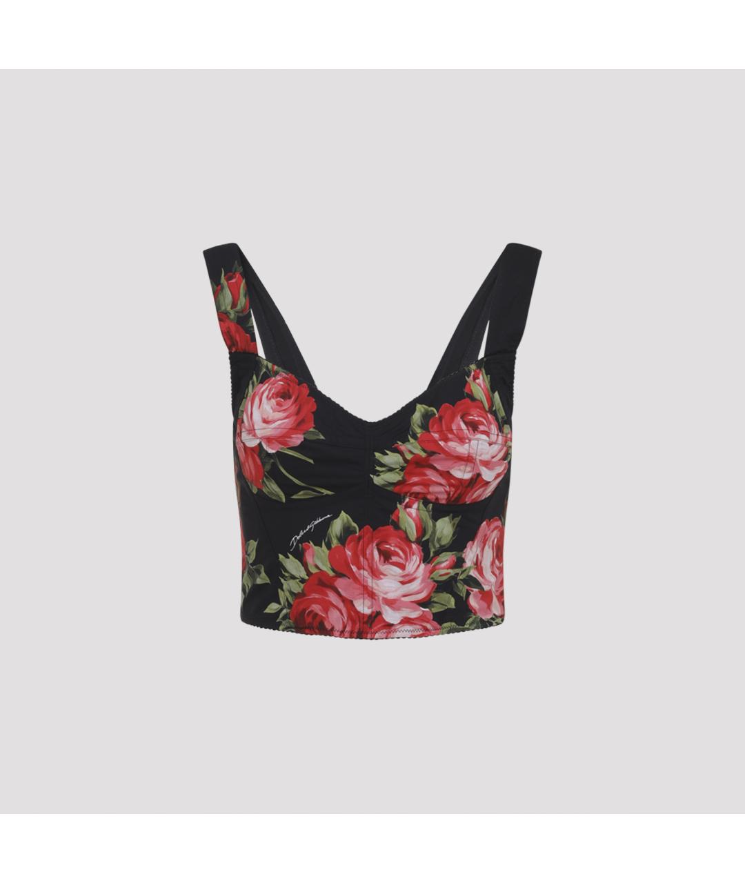 DOLCE&GABBANA Мульти хлопковая майка, фото 2