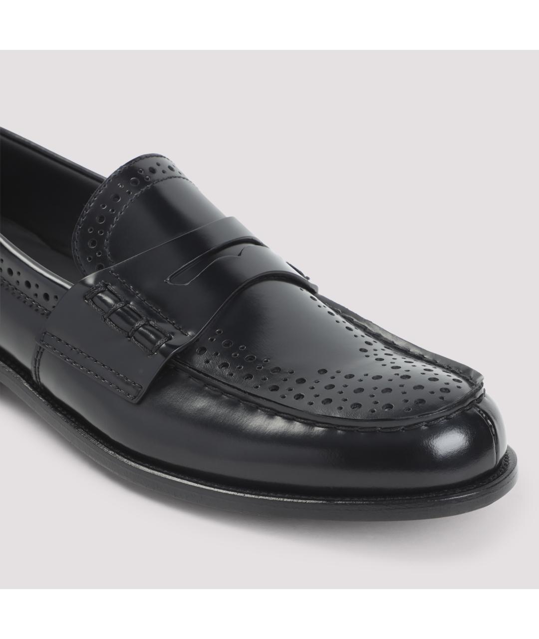 CHURCH'S Черные кожаные лоферы, фото 5