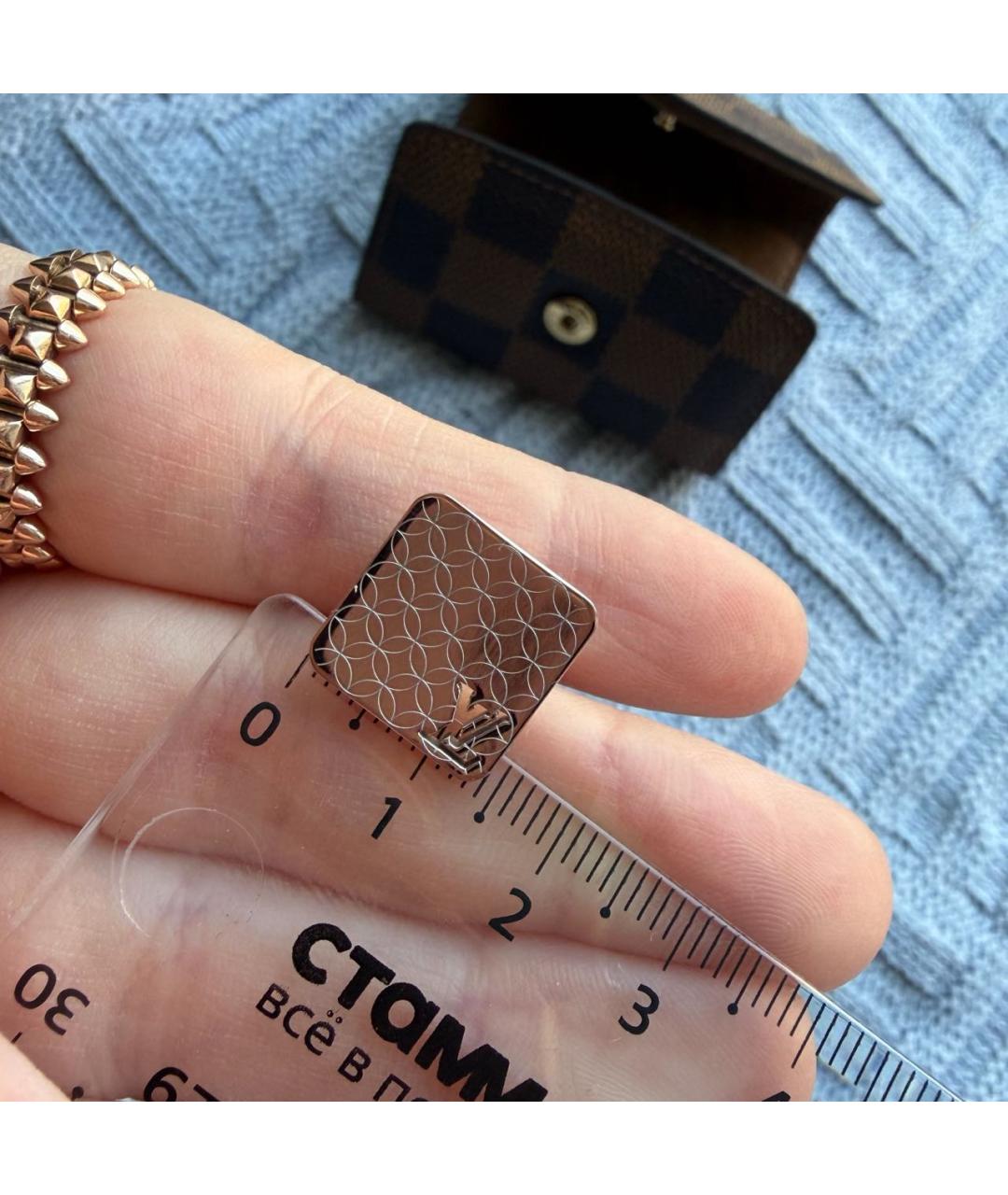 LOUIS VUITTON Серебряные запонки, фото 8