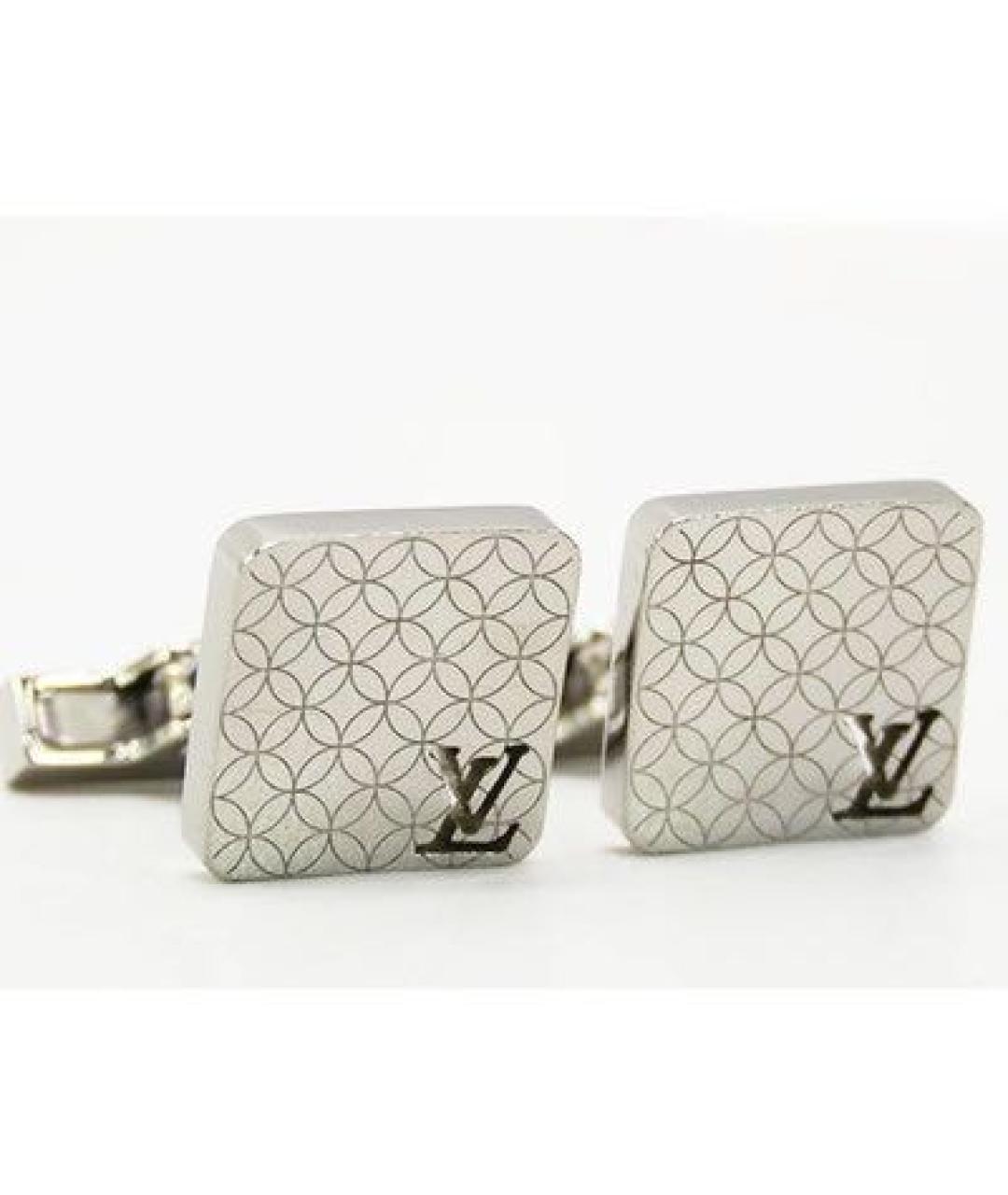 LOUIS VUITTON Серебряные запонки, фото 9