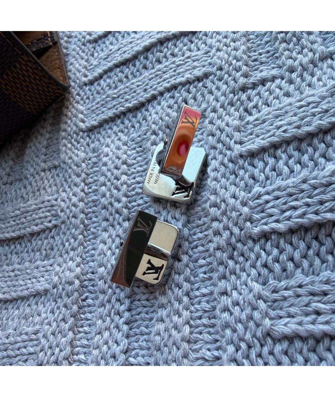 LOUIS VUITTON Серебряные запонки, фото 5