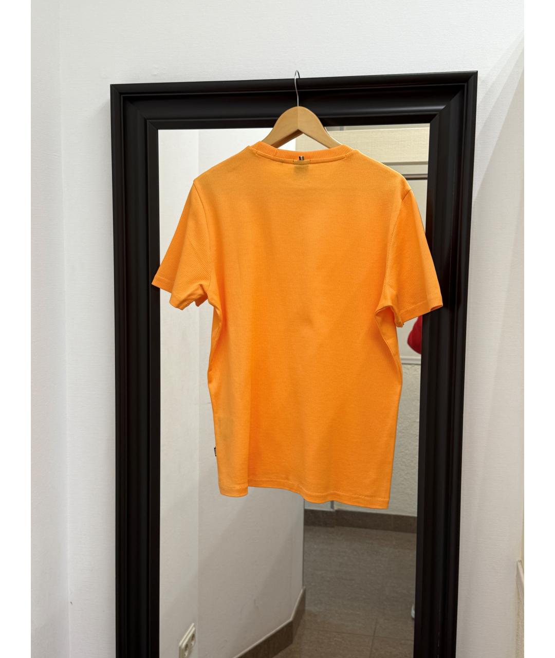 HUGO BOSS Желтая хлопковая футболка, фото 2