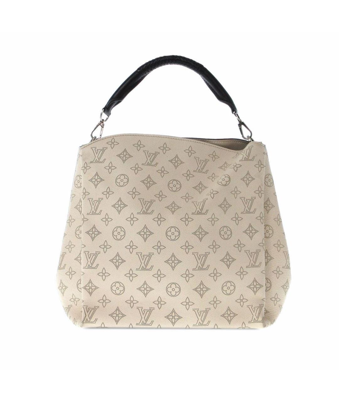 LOUIS VUITTON Бежевая кожаная сумка через плечо, фото 1