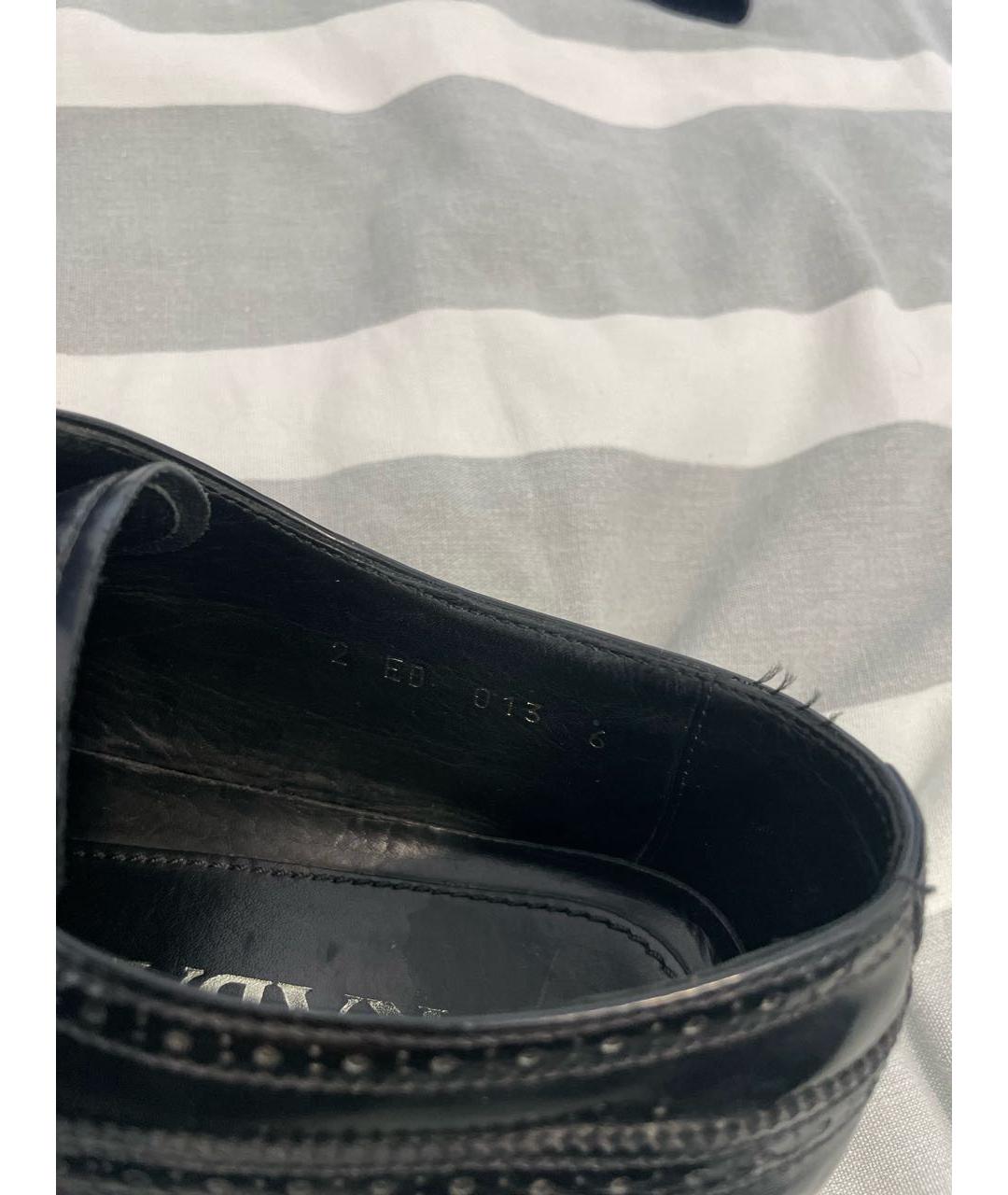 PRADA Черные лоферы из искусственной кожи, фото 6