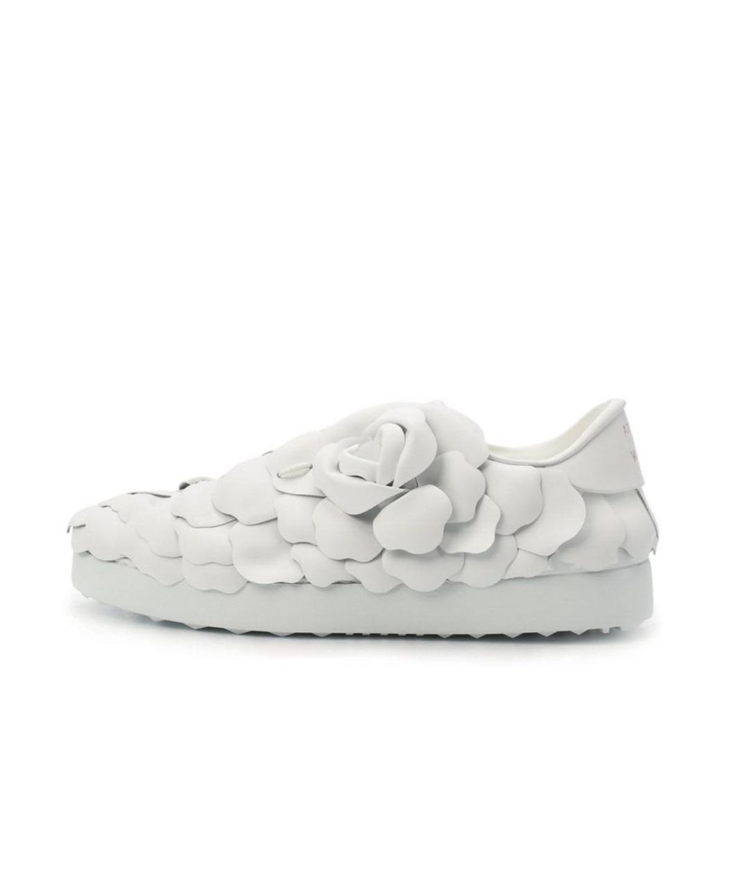 VALENTINO Белые кожаные кроссовки, фото 9