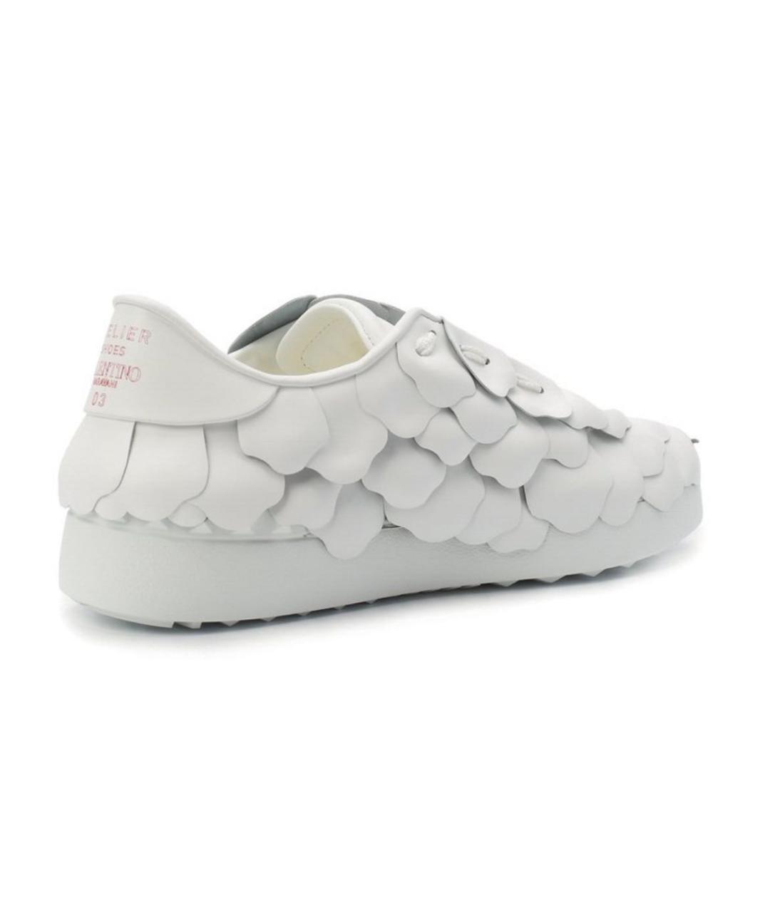 VALENTINO Белые кожаные кроссовки, фото 4