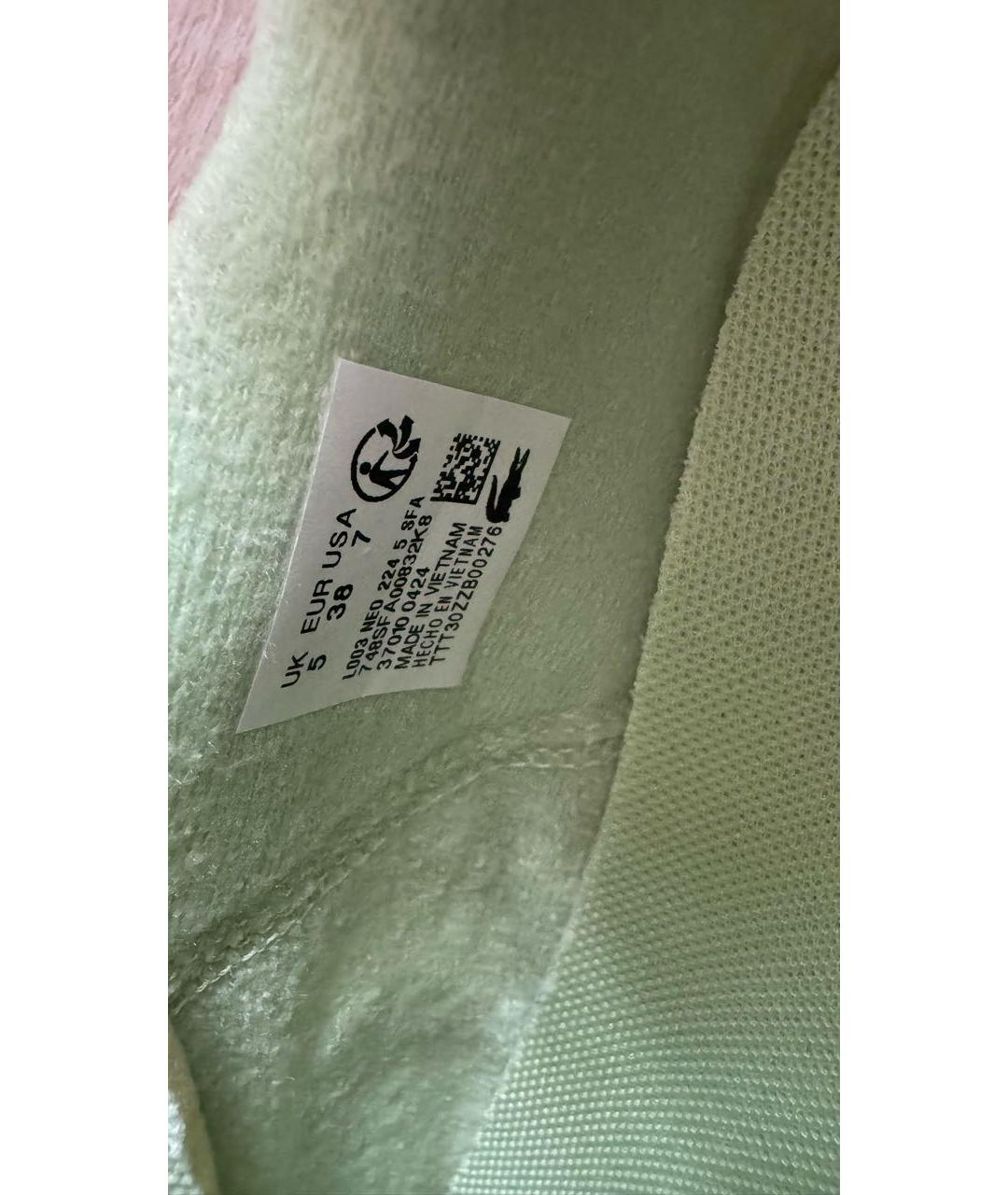 LACOSTE Зеленые замшевые кроссовки, фото 6