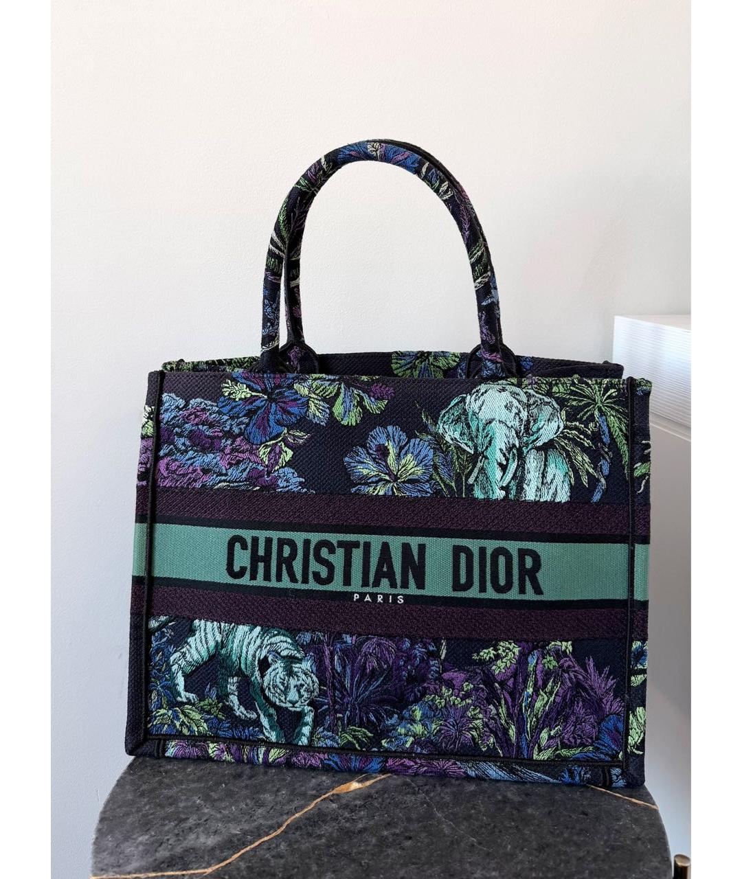 CHRISTIAN DIOR Черная сумка с короткими ручками, фото 2