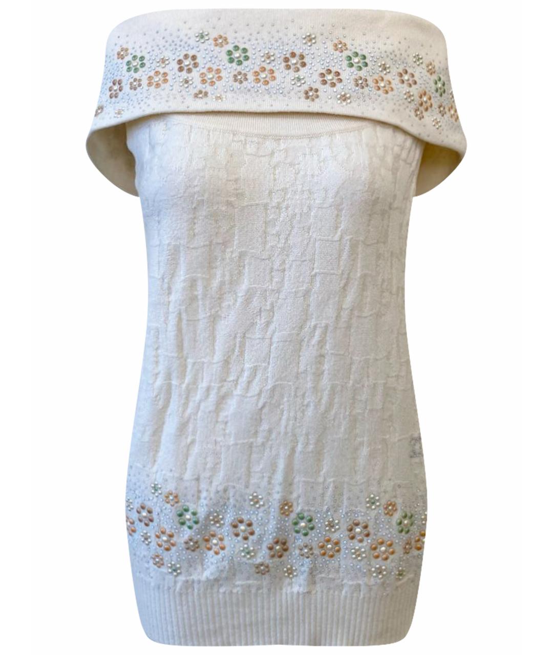 CHANEL Бежевая кашемировая жилетка, фото 1