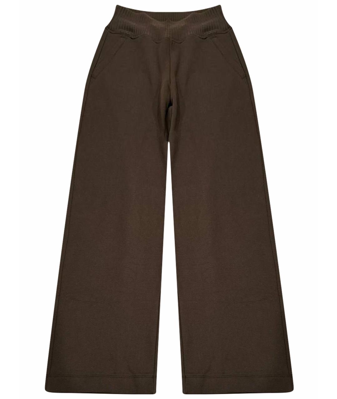 ALO YOGA Коричневые прямые брюки, фото 1