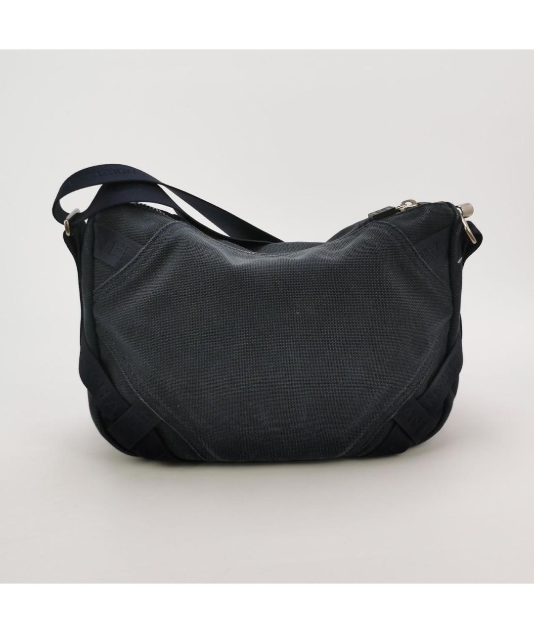 CHANEL Черная тканевая сумка через плечо, фото 4