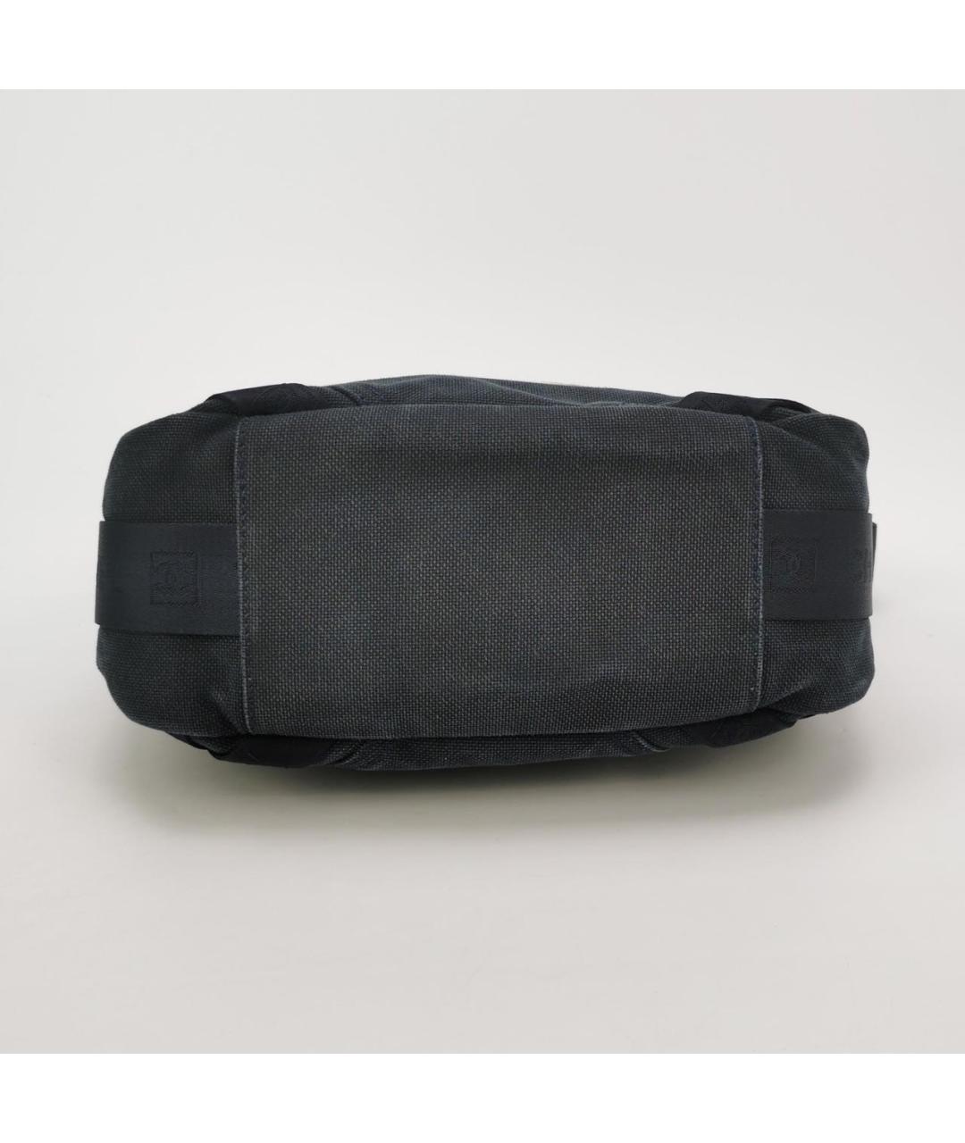 CHANEL Черная тканевая сумка через плечо, фото 5