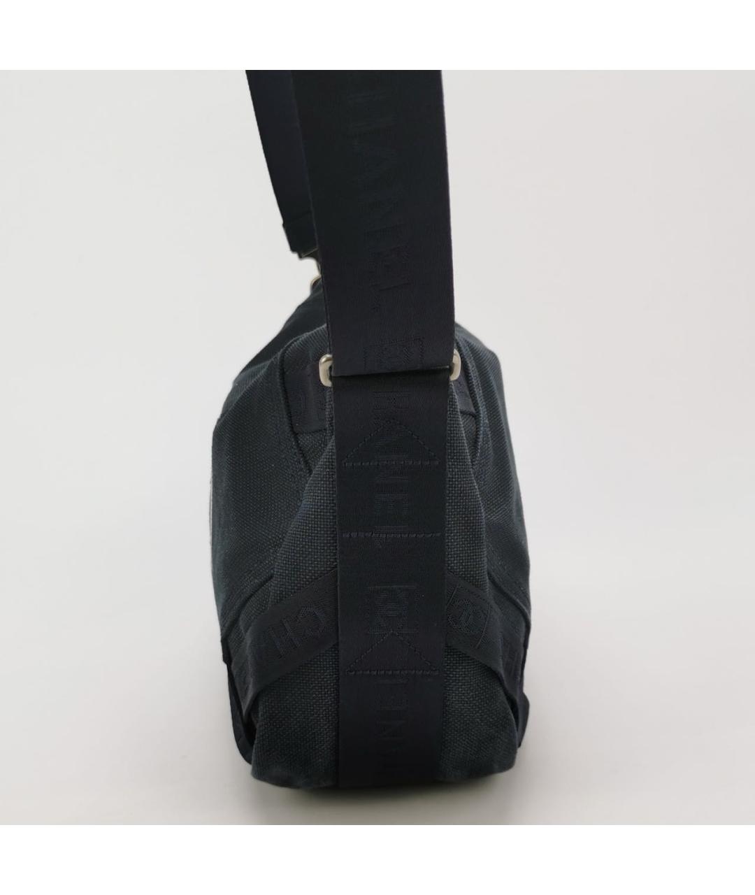 CHANEL Черная тканевая сумка через плечо, фото 2