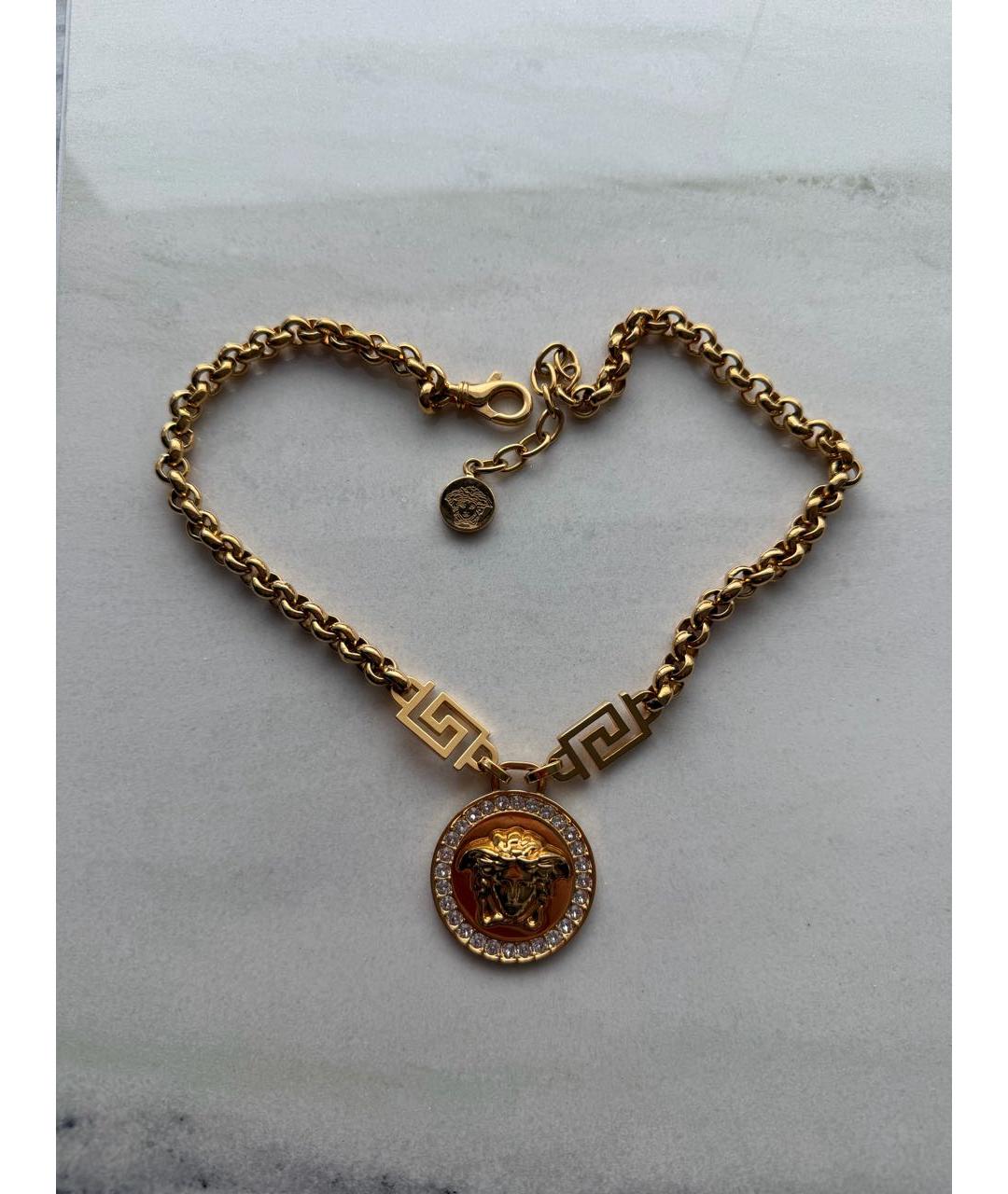 VERSACE Золотое металлическое колье, фото 6