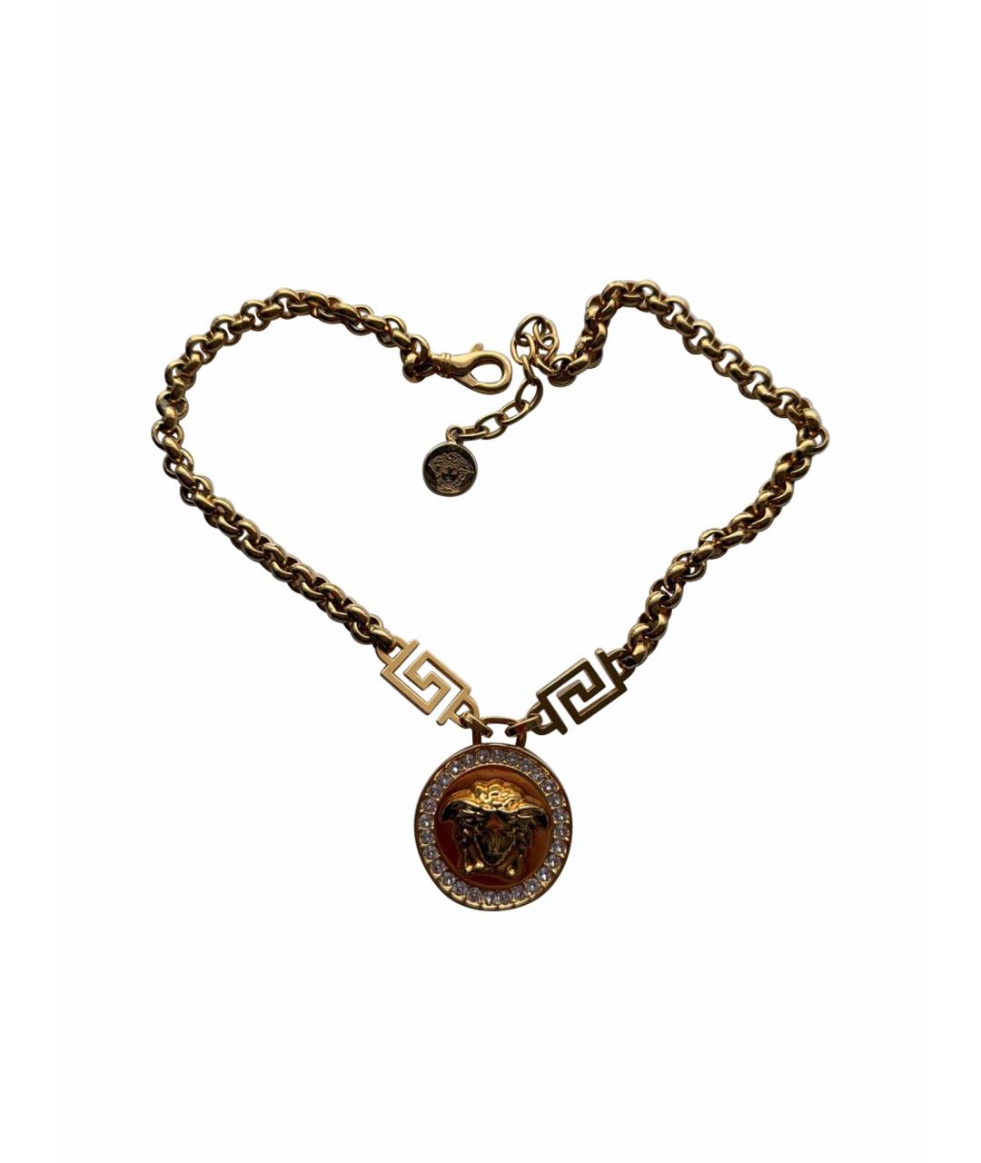 VERSACE Золотое металлическое колье, фото 1