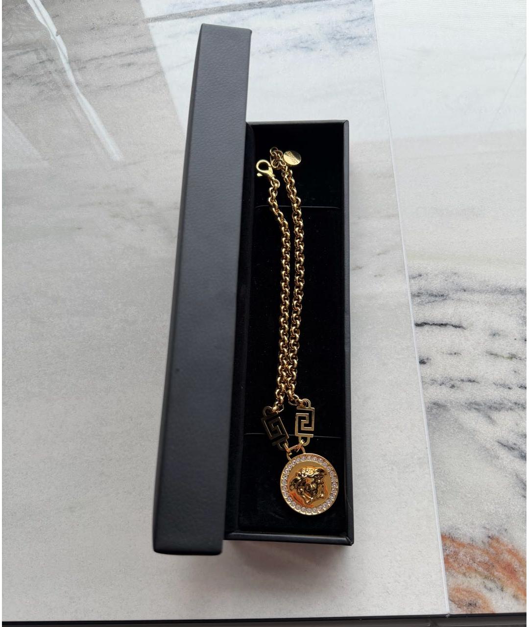 VERSACE Золотое металлическое колье, фото 2