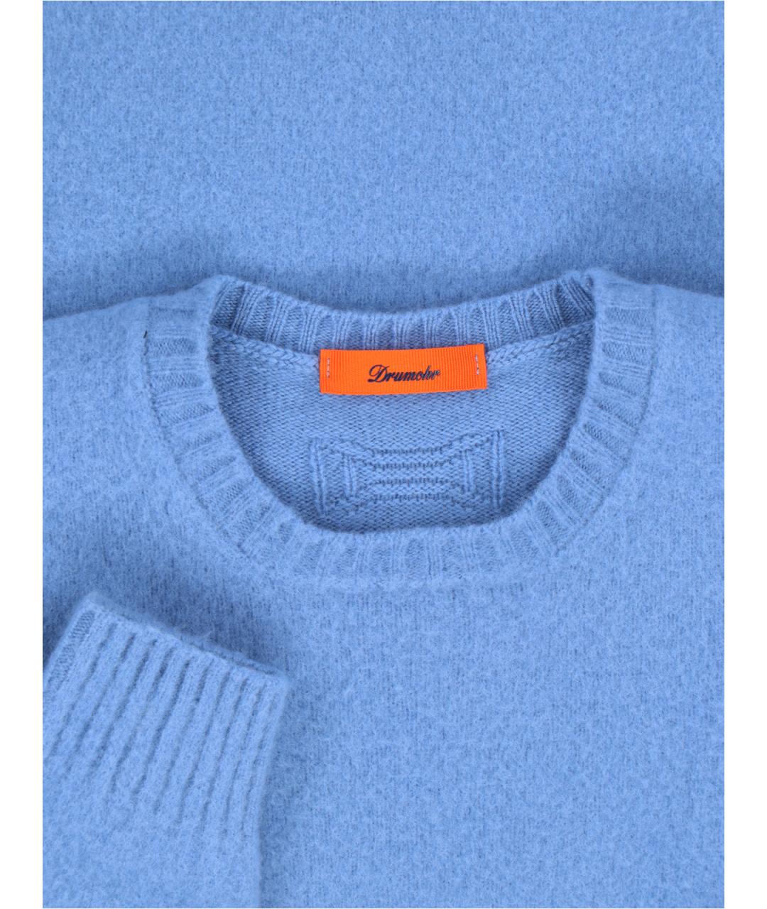 Drumohr Синий шерстяной джемпер / свитер, фото 3