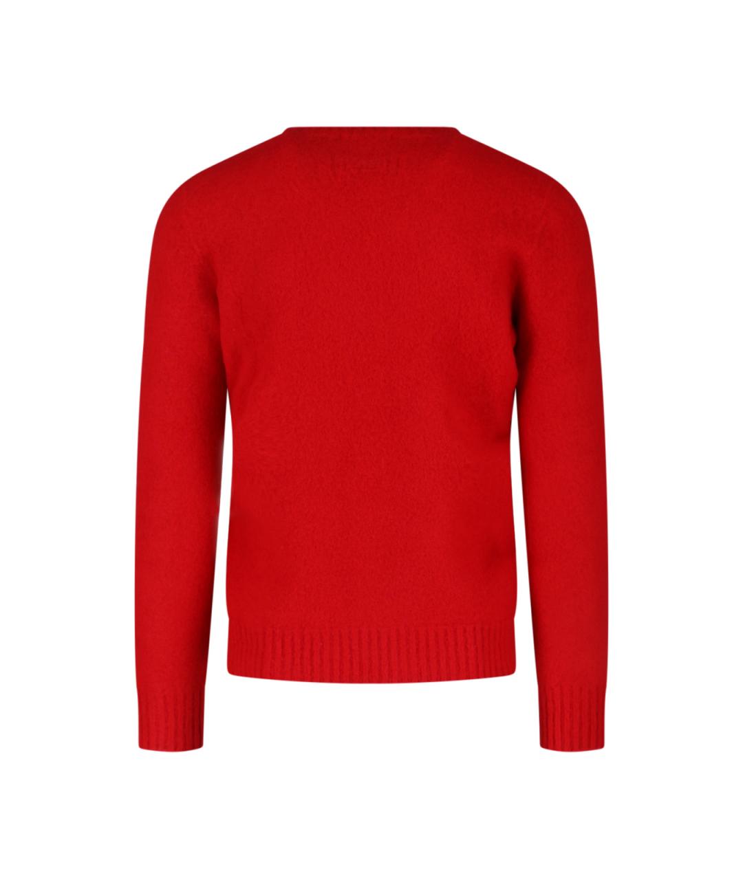 Drumohr Красный шерстяной джемпер / свитер, фото 2