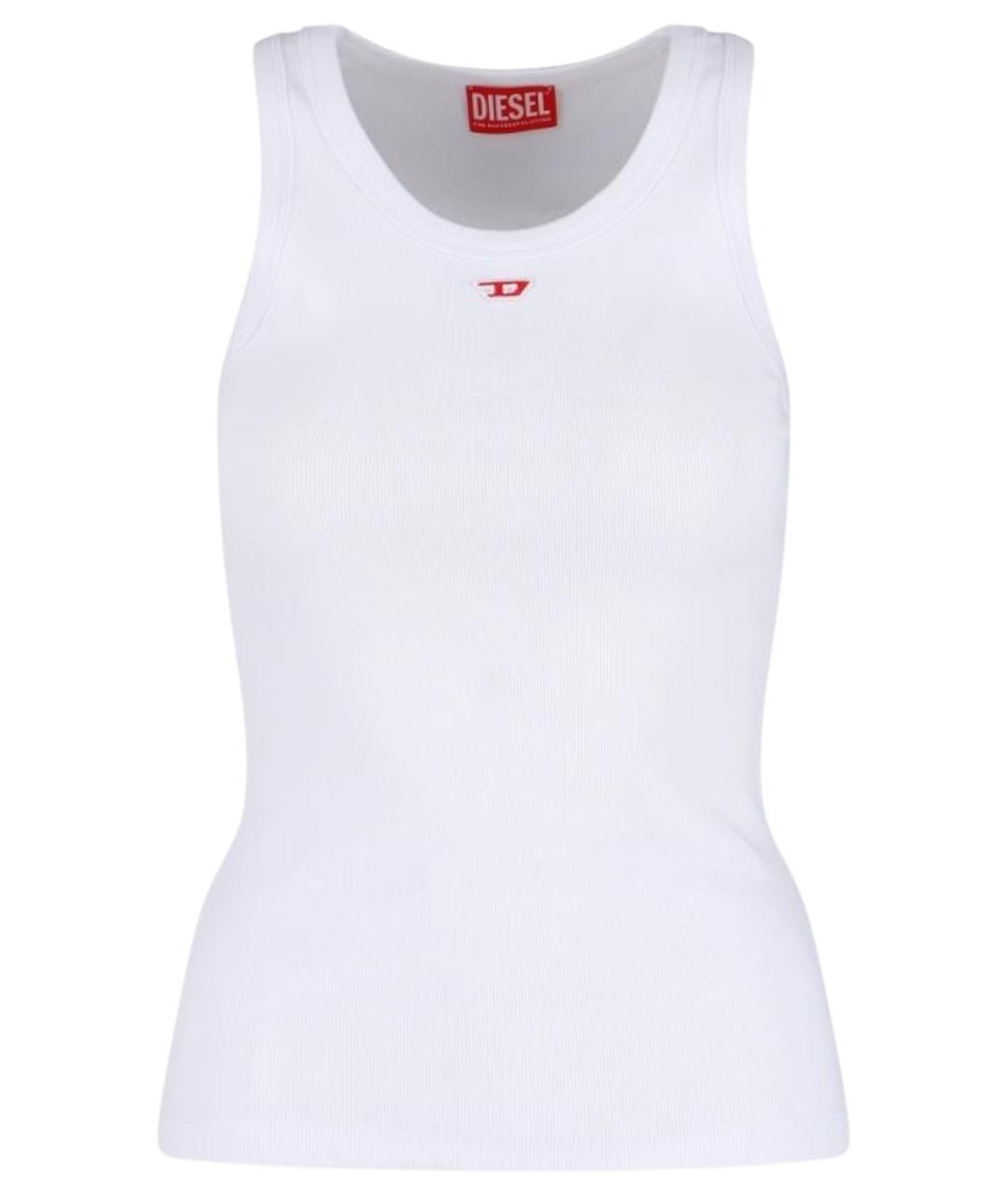DIESEL Белая хлопковая майка, фото 1