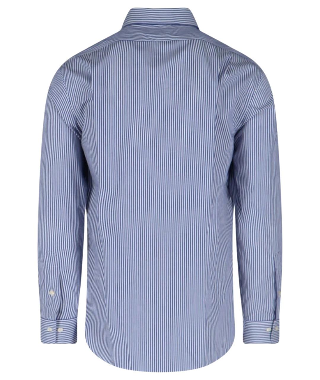 POLO RALPH LAUREN Синяя хлопковая кэжуал рубашка, фото 2