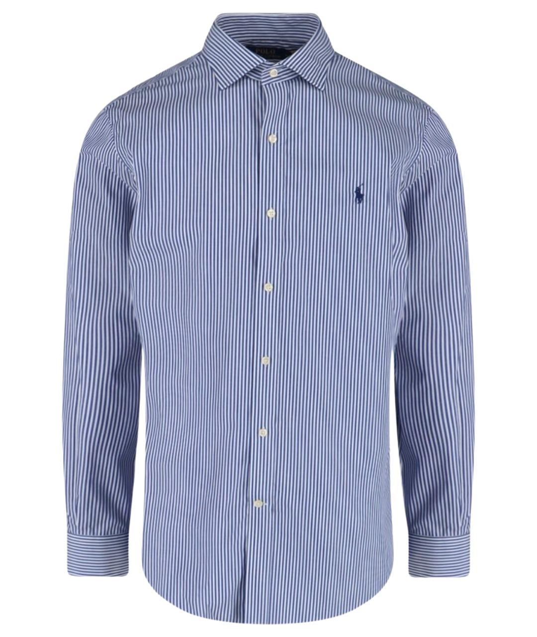 POLO RALPH LAUREN Синяя хлопковая кэжуал рубашка, фото 1