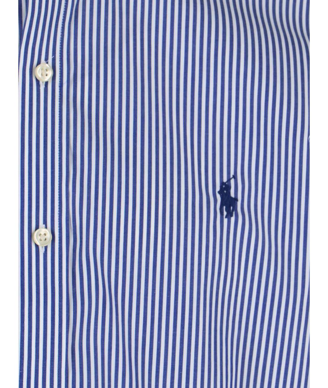 POLO RALPH LAUREN Синяя хлопковая кэжуал рубашка, фото 3