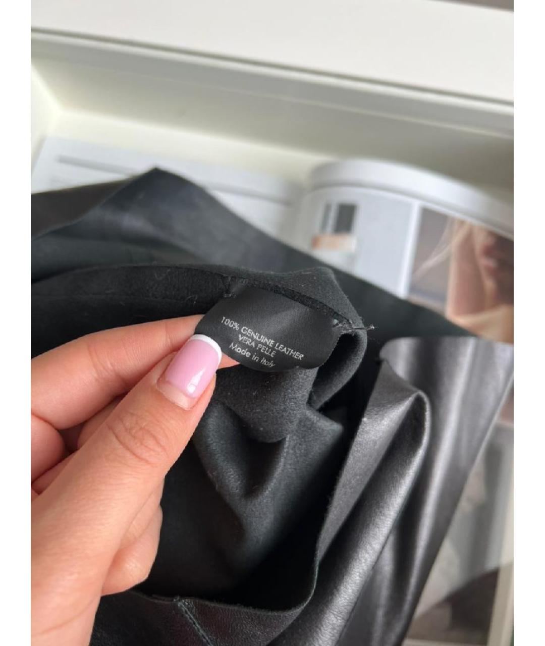 GUCCI Черная кожаная блузы, фото 7