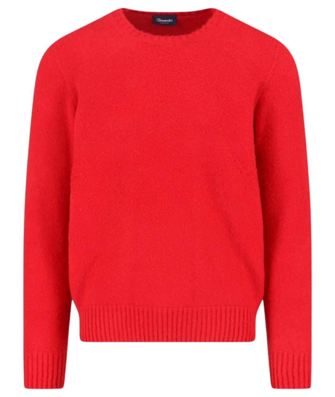 Drumohr Красный кашемировый джемпер / свитер, фото 1