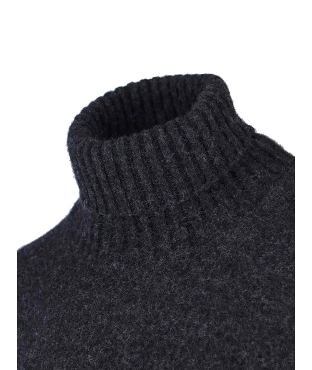 Drumohr Серый шерстяной джемпер / свитер, фото 3