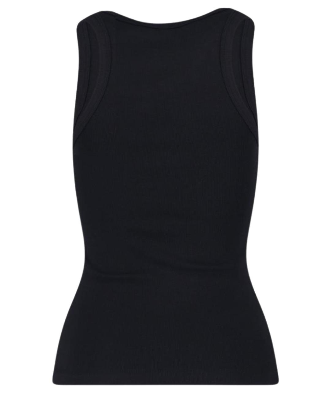 DIESEL Черная хлопковая майка, фото 2