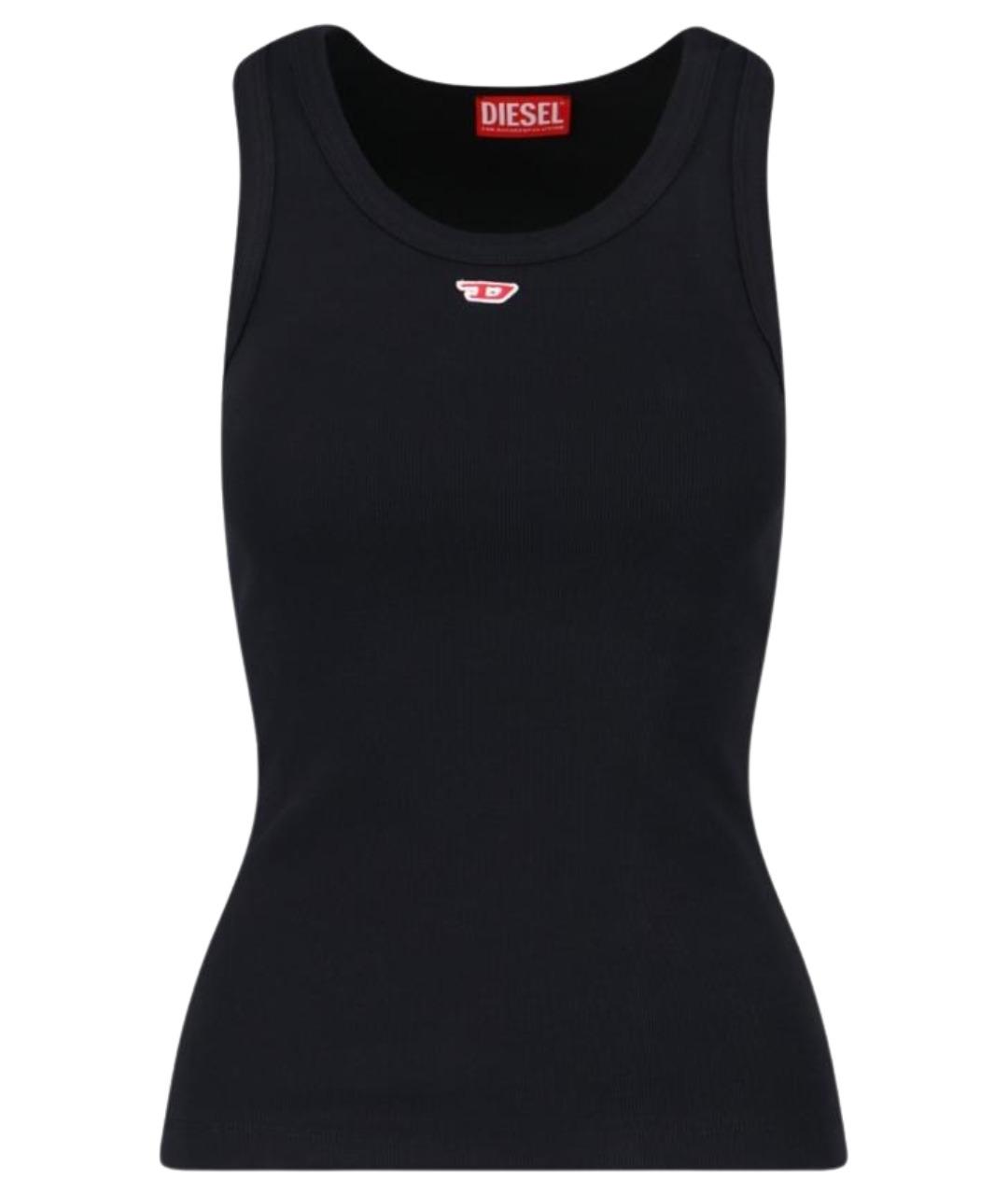 DIESEL Черная хлопковая майка, фото 1