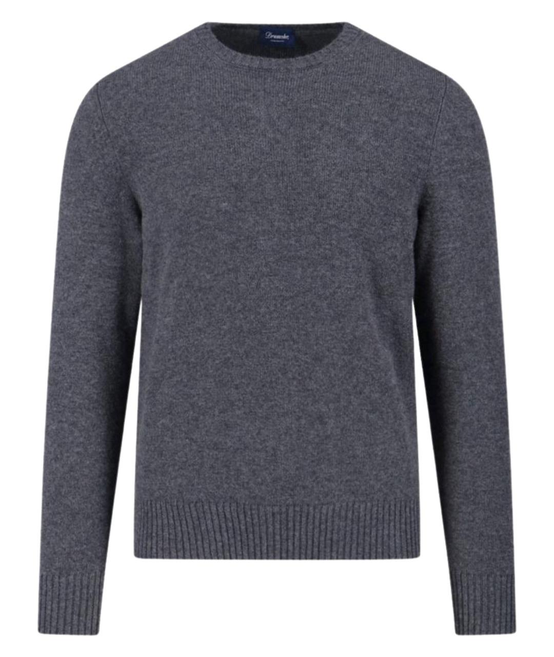 Drumohr Серый кашемировый джемпер / свитер, фото 1