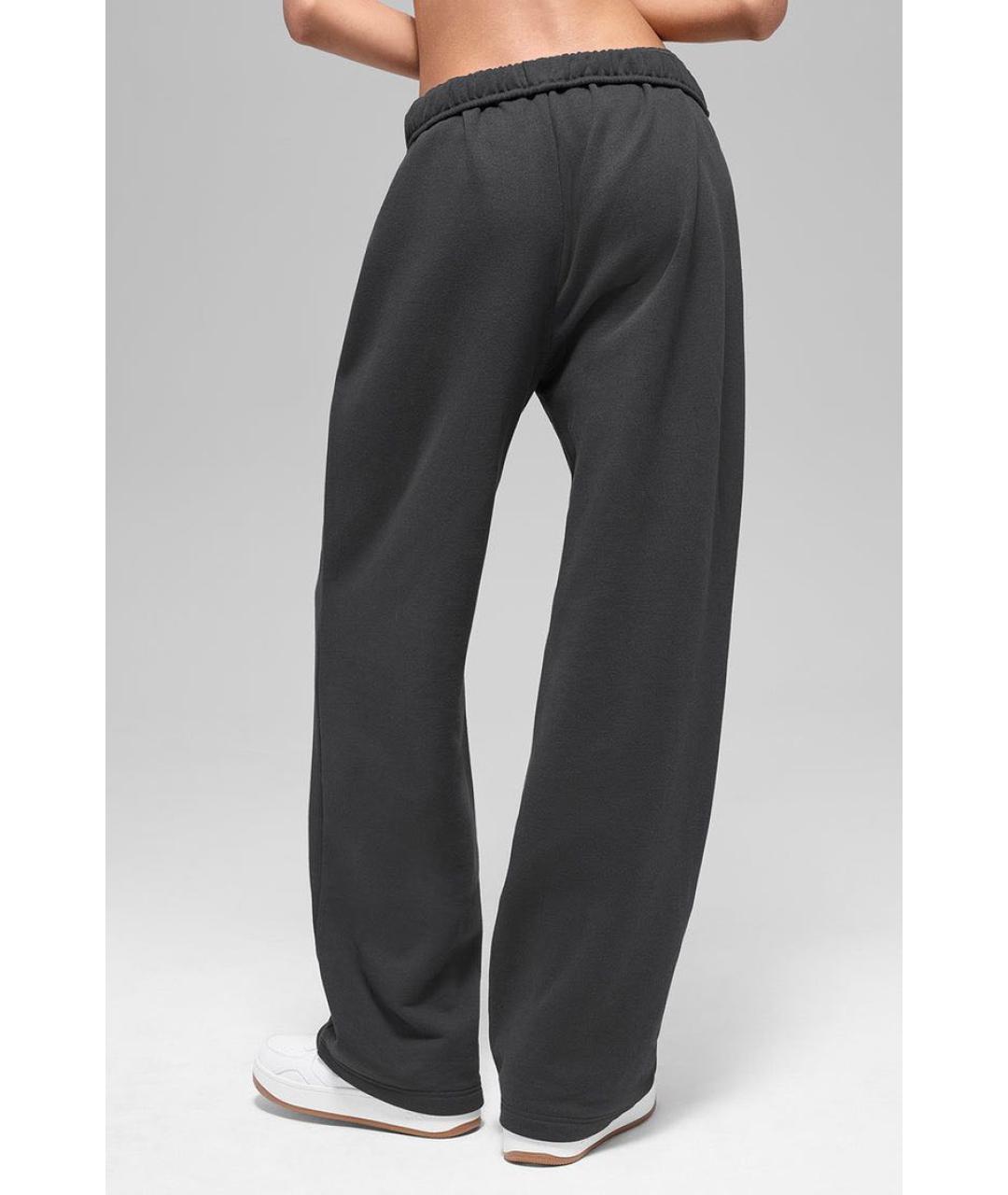 ALO YOGA Антрацитовые прямые брюки, фото 6