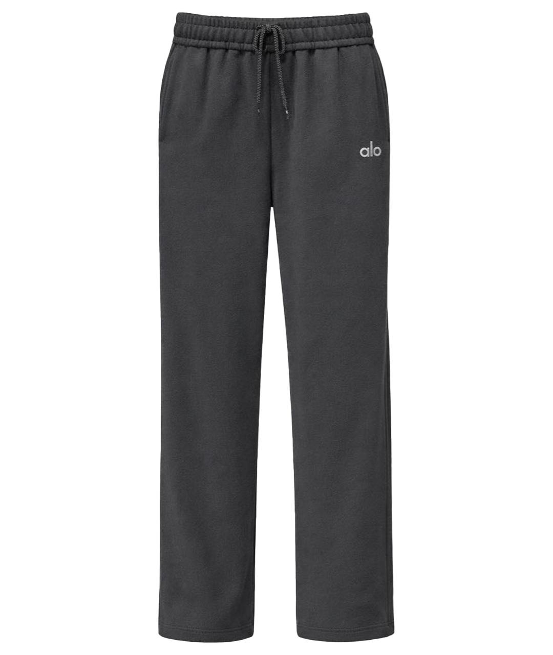 ALO YOGA Антрацитовые прямые брюки, фото 1