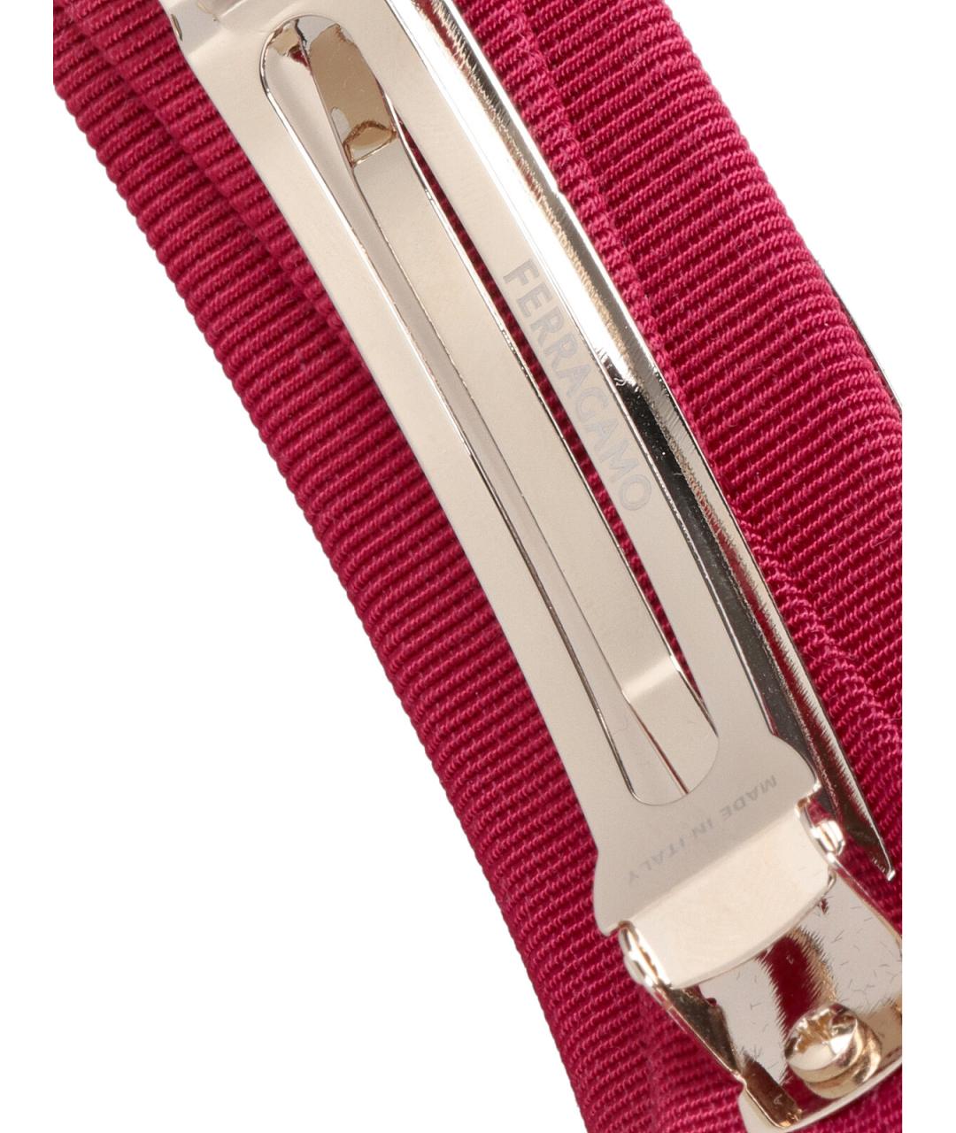 FERRAGAMO Красная заколка, фото 3