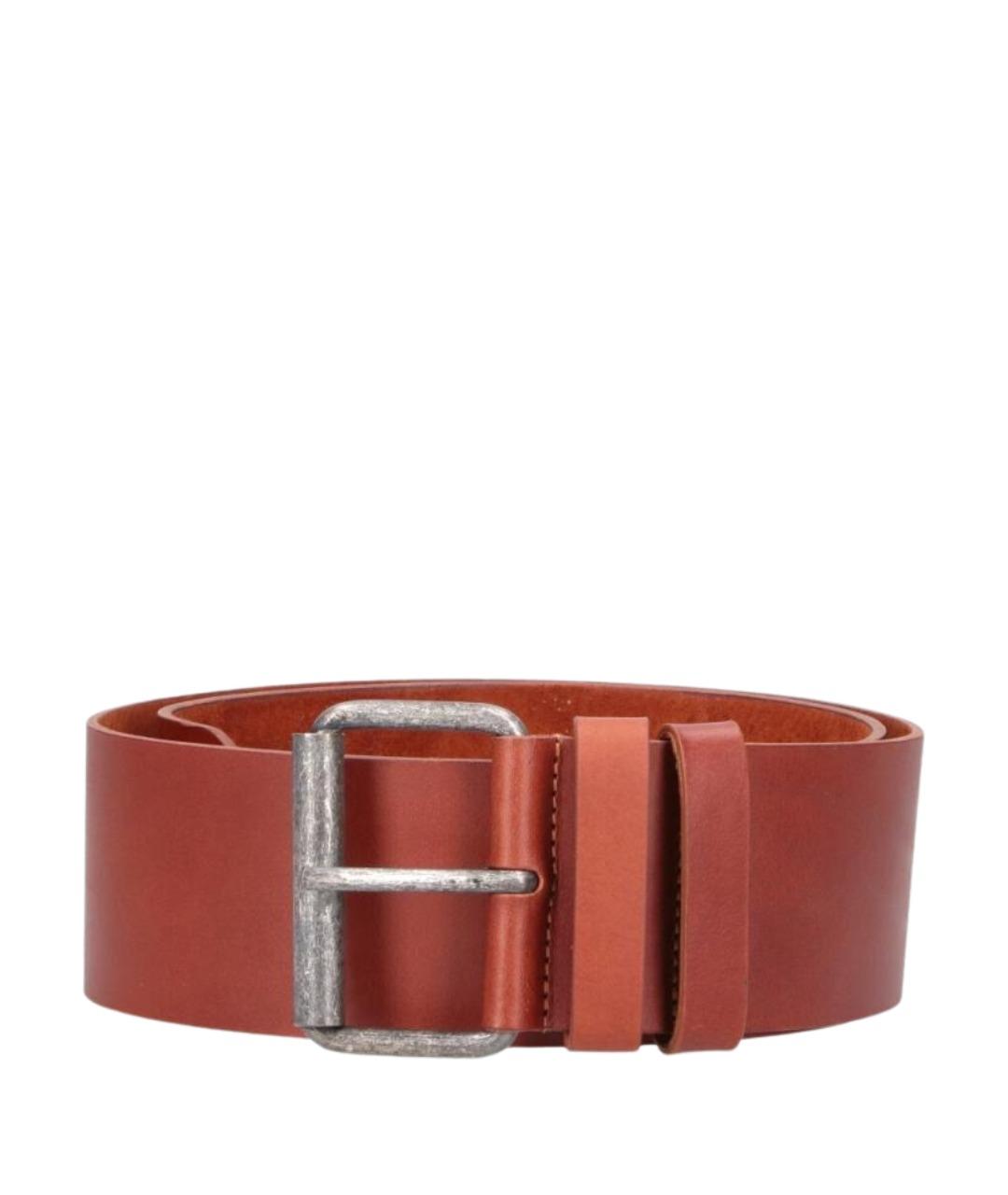 ASPESI Коричневый кожаный ремень, фото 1