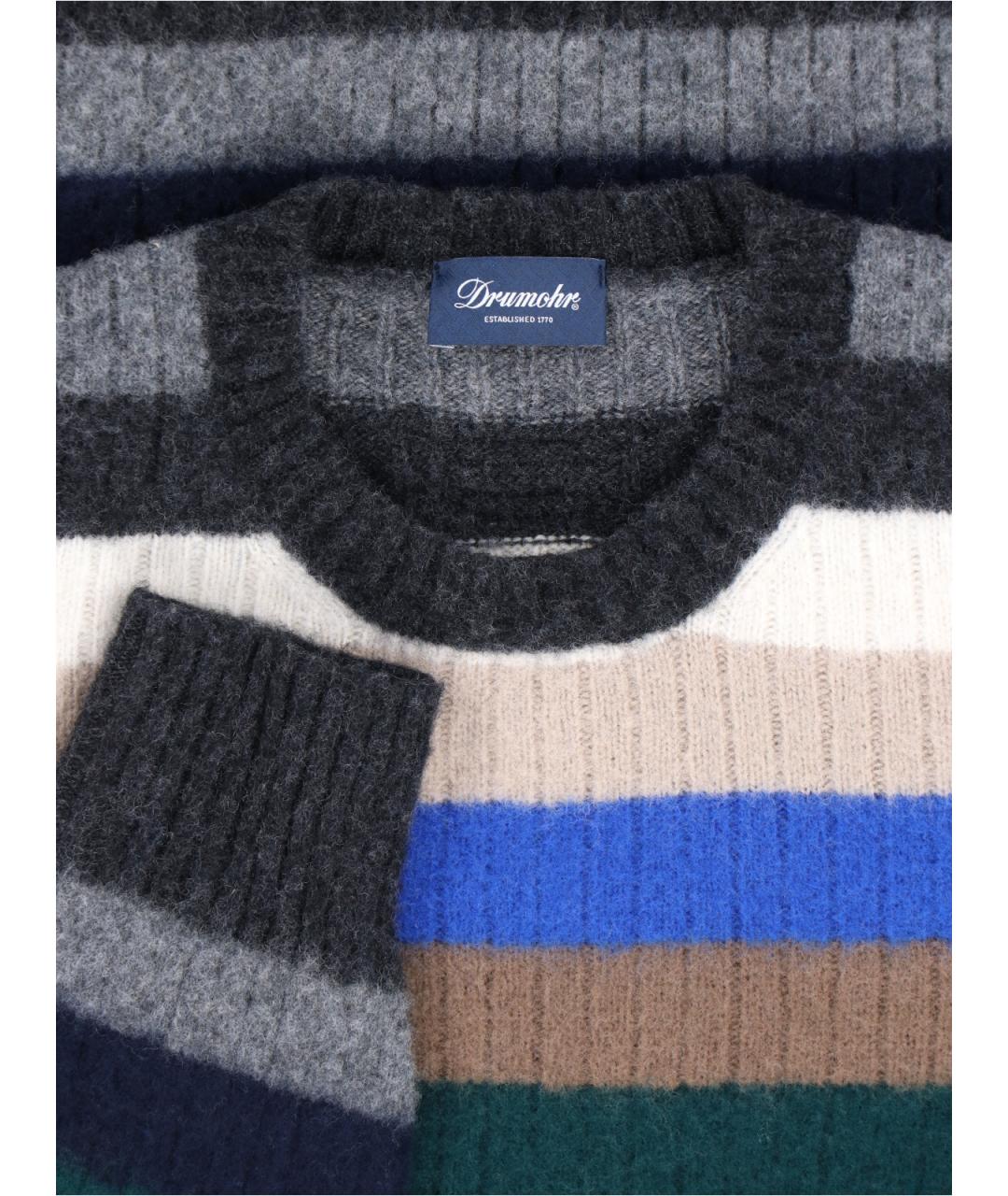 Drumohr Мульти шерстяной джемпер / свитер, фото 3