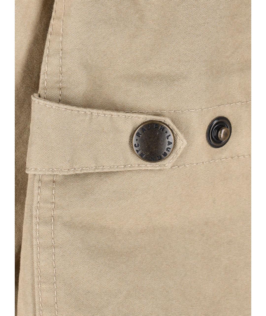 POLO RALPH LAUREN Бежевая хлопковая парка, фото 4