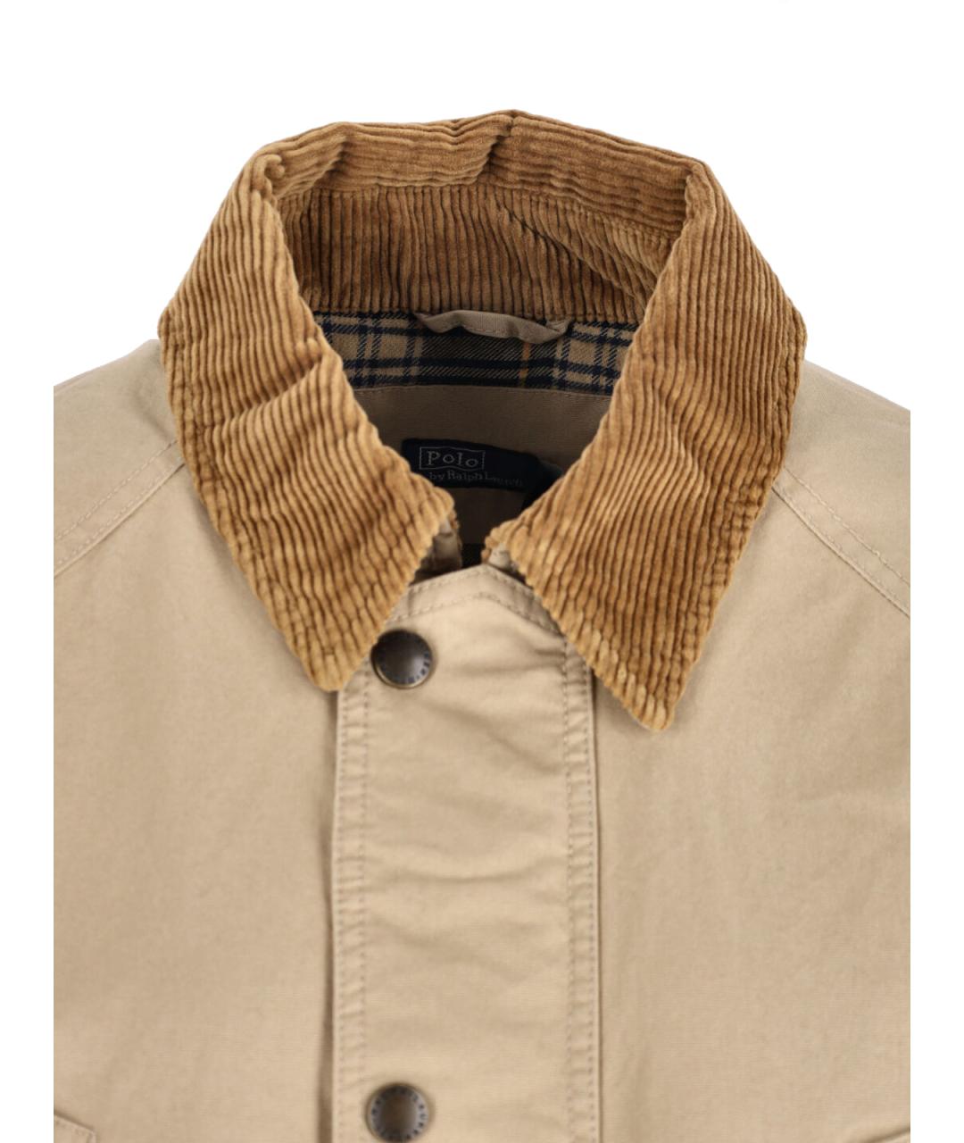 POLO RALPH LAUREN Бежевая хлопковая парка, фото 3