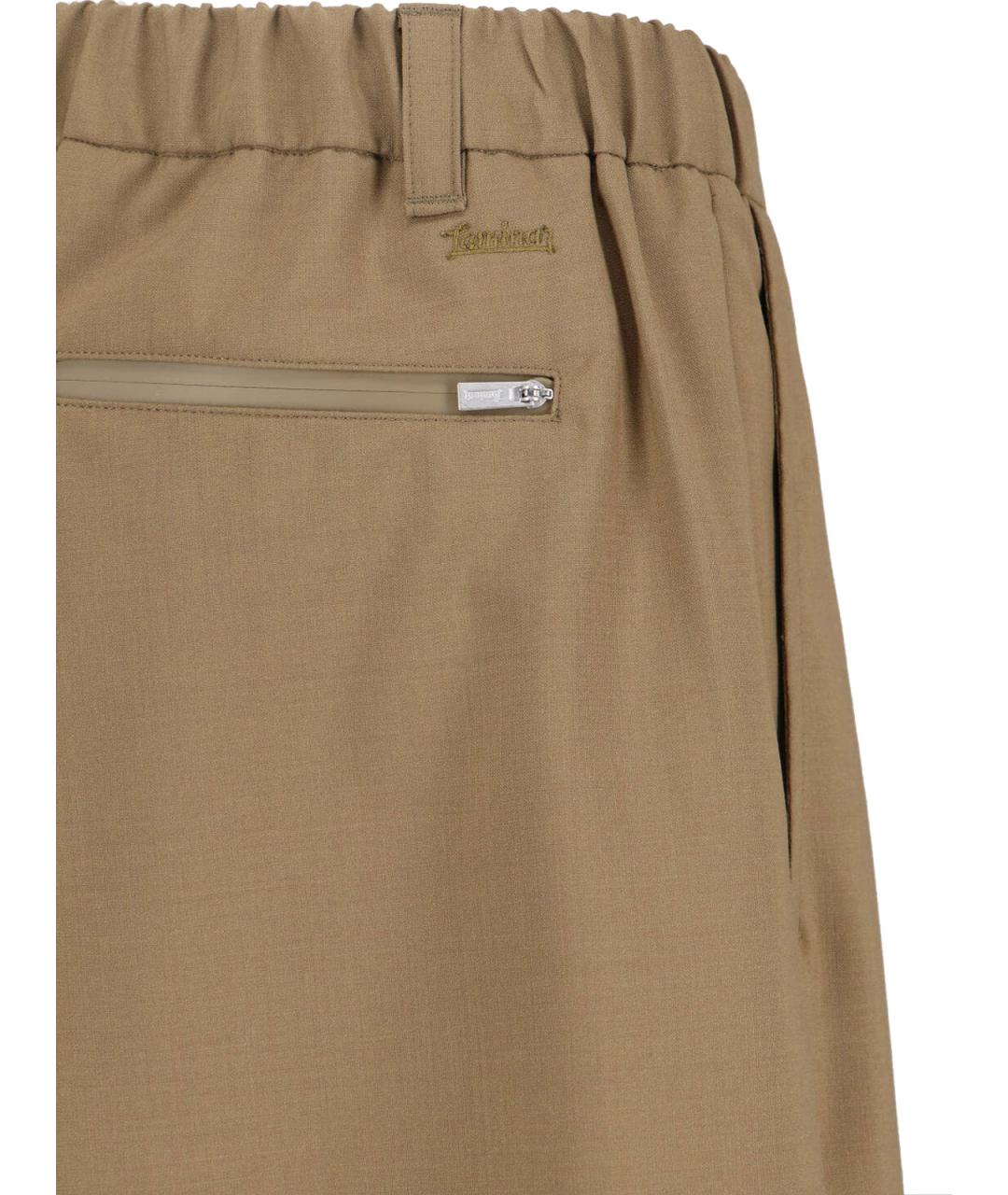 LAMINAR Бежевые полиэстеровые шорты, фото 4