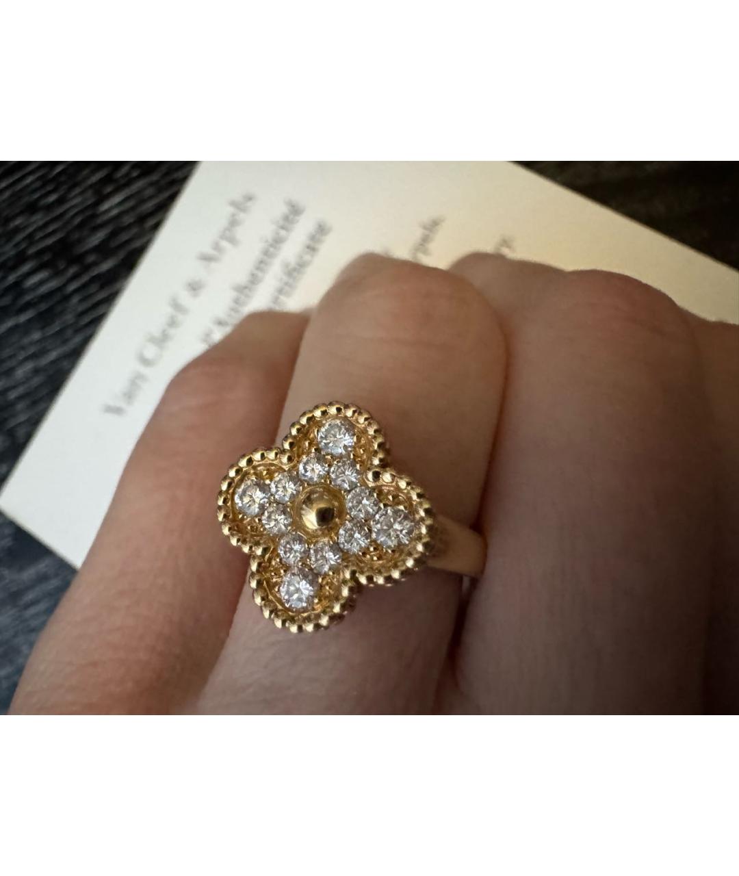 VAN CLEEF & ARPELS Золотое кольцо из желтого золота, фото 5