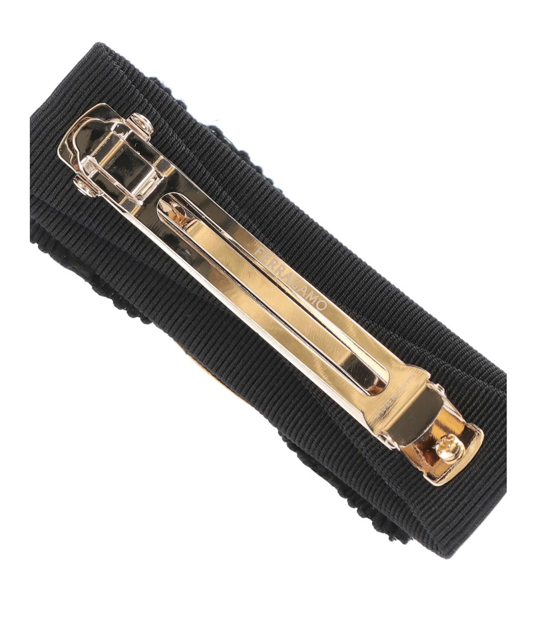 FERRAGAMO Черная заколка, фото 3