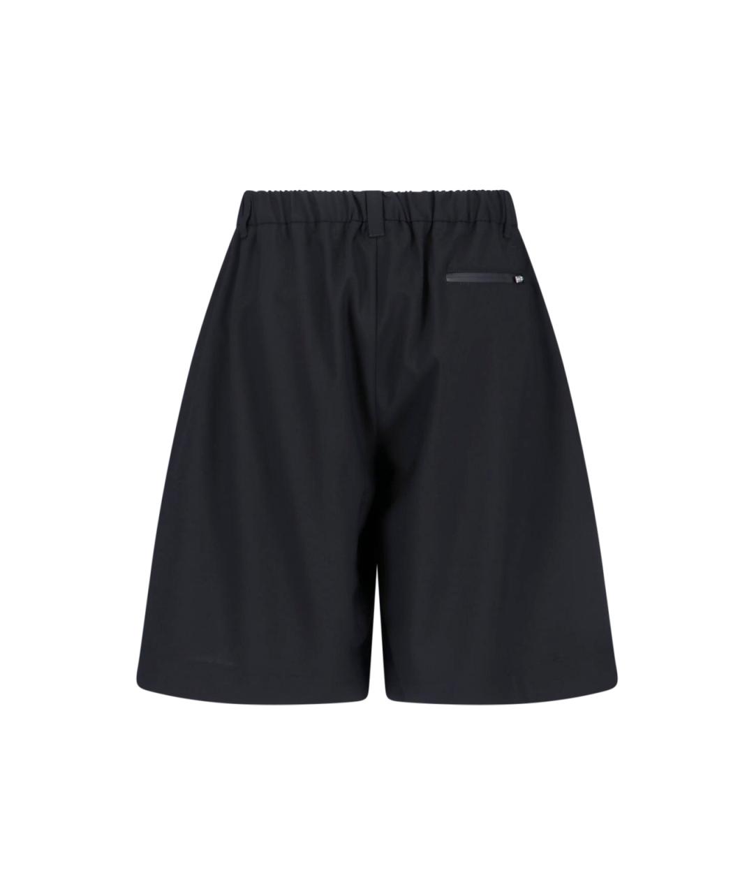 LAMINAR Черные полиэстеровые шорты, фото 2