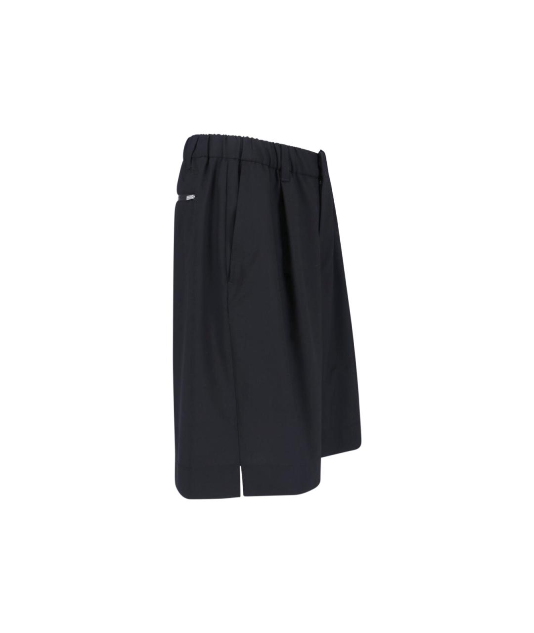 LAMINAR Черные полиэстеровые шорты, фото 3