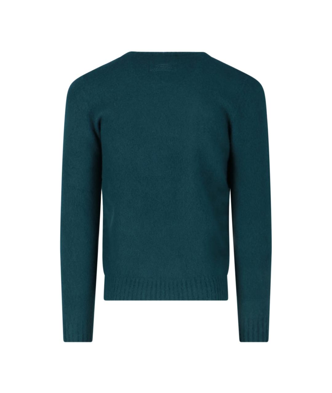 Drumohr Бирюзовый шерстяной джемпер / свитер, фото 2