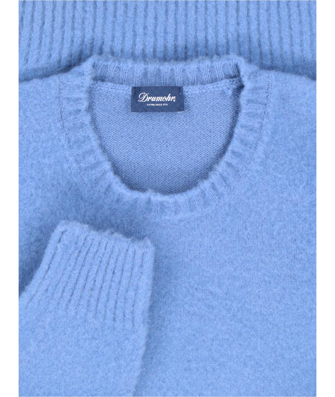 Drumohr Синий кашемировый джемпер / свитер, фото 3