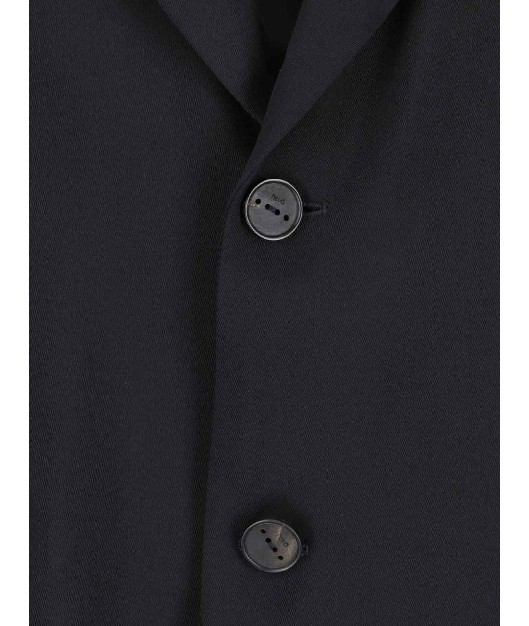 HEVO Черный шерстяной пиджак, фото 3